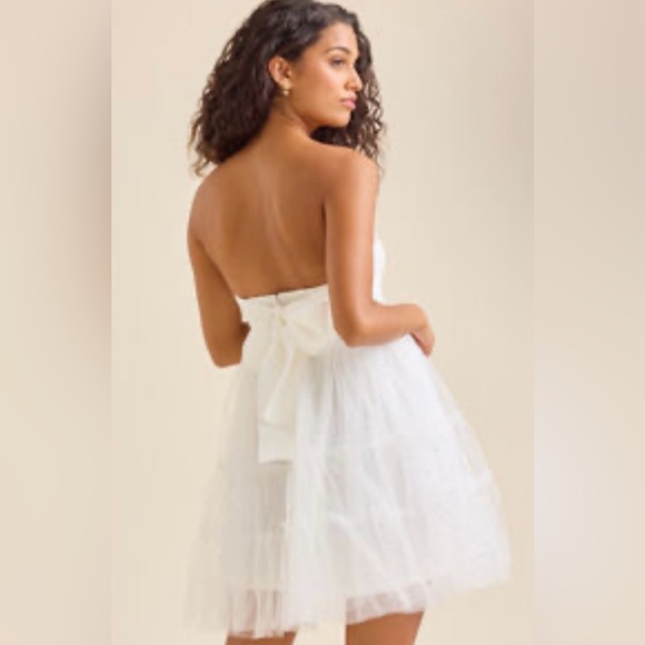 Altar'd State Dresses & Skirts - Altar'd State White Strapless Dress NEW xxs